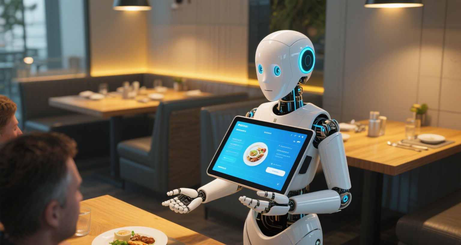 工業一體機在商用服務機器人設備中的應用